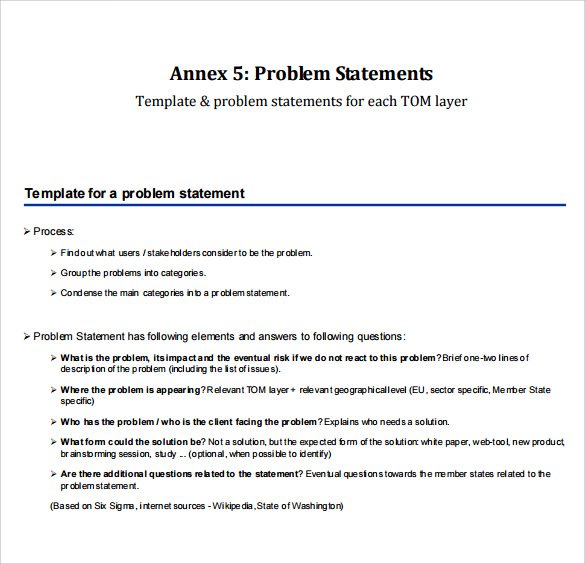 Steps to write a good nursing research problem statement