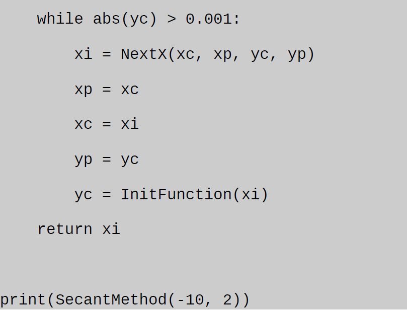 Secant Method Example Solution for Equation Blog AssignmentShark