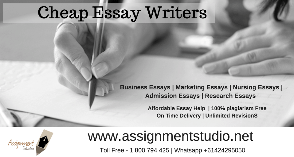 Cheap Essay Writer Price starts at 10/Page Qualified Essay Writers.