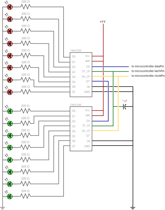 Arduino ShiftOut