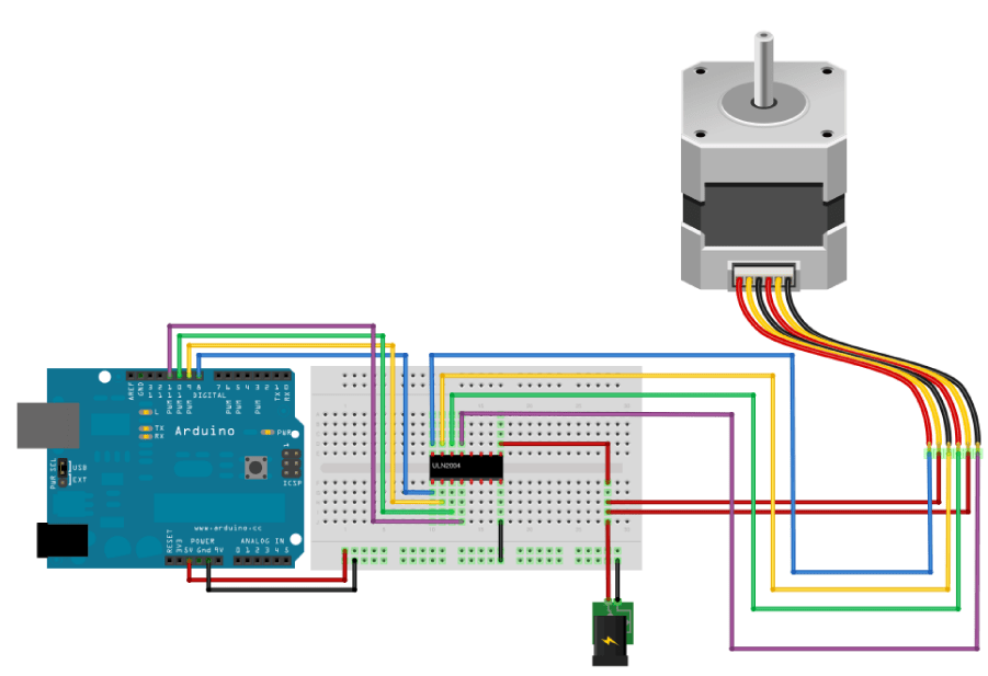 Unipolar Stepper Motor Wiring Diagram Wiring Work