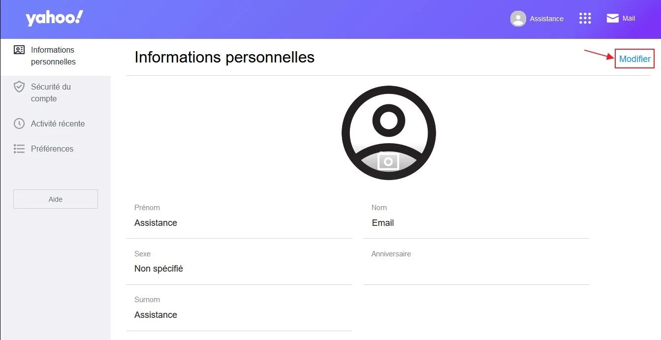 Comment changer son nom d’expéditeur dans Yahoo Mail ? Assistance Email