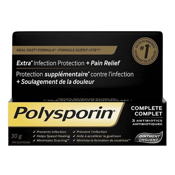 Polysporin® Complete Ointment Assured First Aid & Safety
