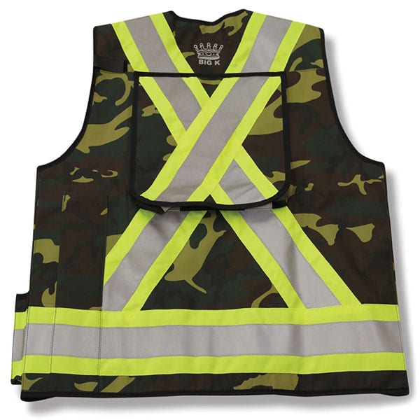 Big K BK305 Camouflage Surveyor Safety Vest Assured First Aid & Safety