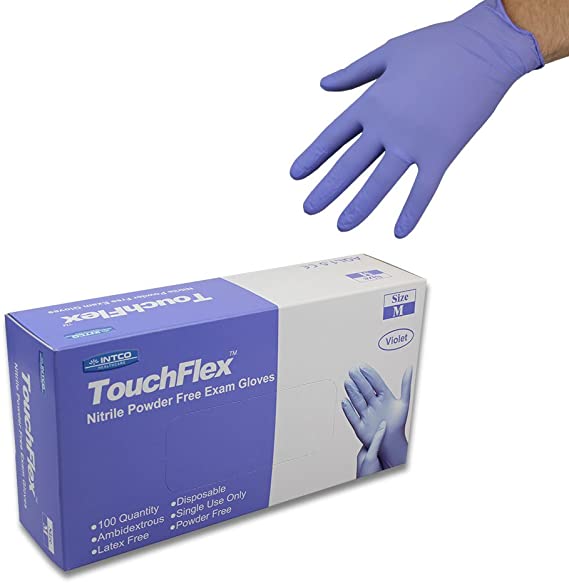 Intco Touchflex Nitrile Exam Gloves Assurity Plus