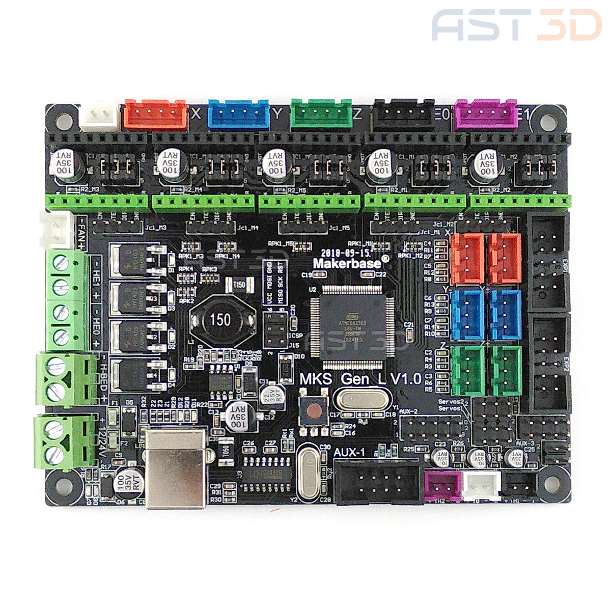 Плата управления 3D принтером MKSGen L v1.0 / v1.4 МКС (Arduino Mega