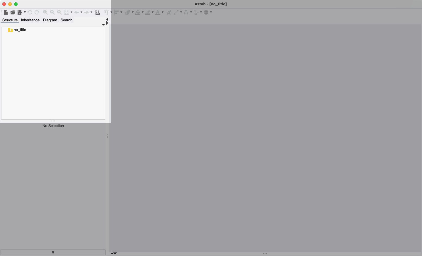 Astah User Interface - Astah Professional and UML