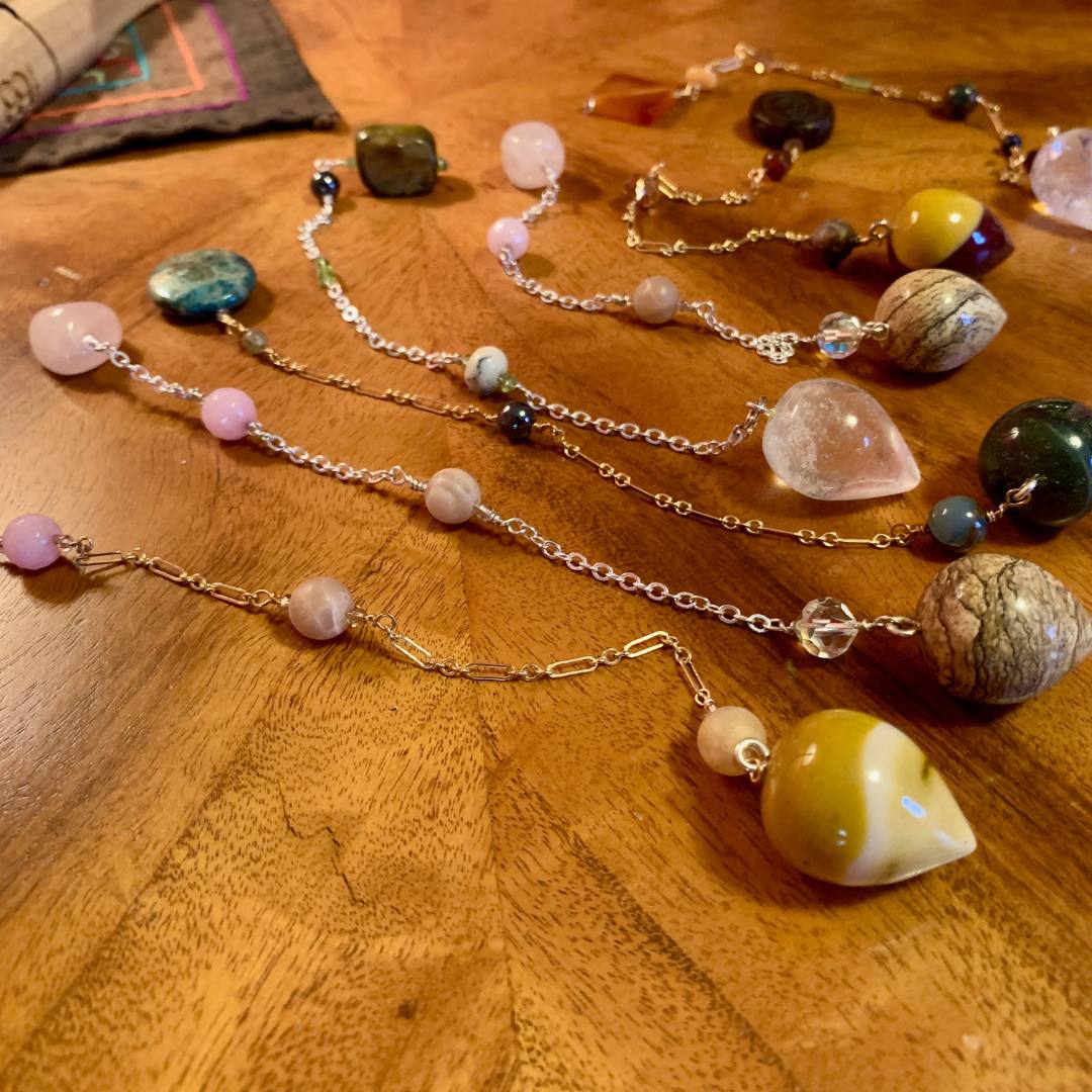 Handmade Crystal Pendulum Custom by Astara Raven