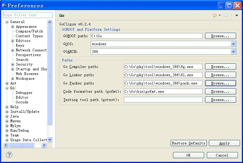 Go development tools · Build web application with Golang