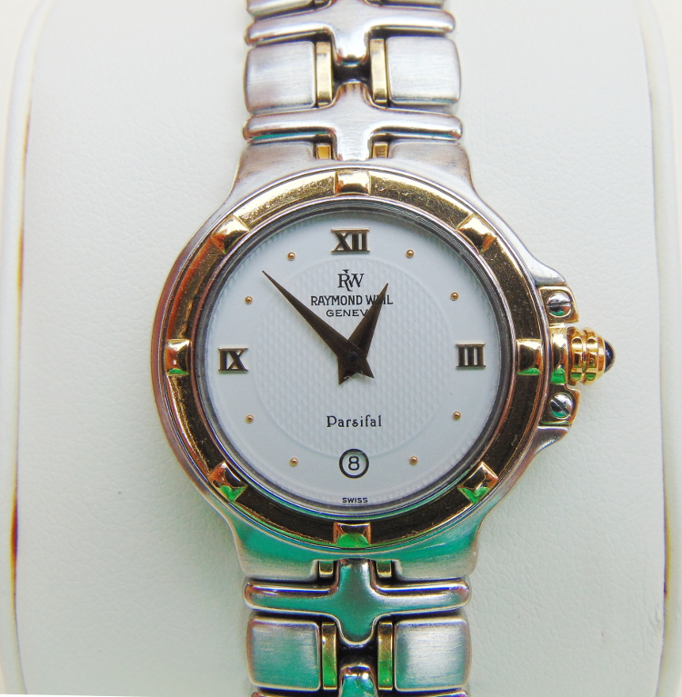 Vintage Ladies Raymond Weil Parsifal SS/18K Gold Watch (SOLD) A Step