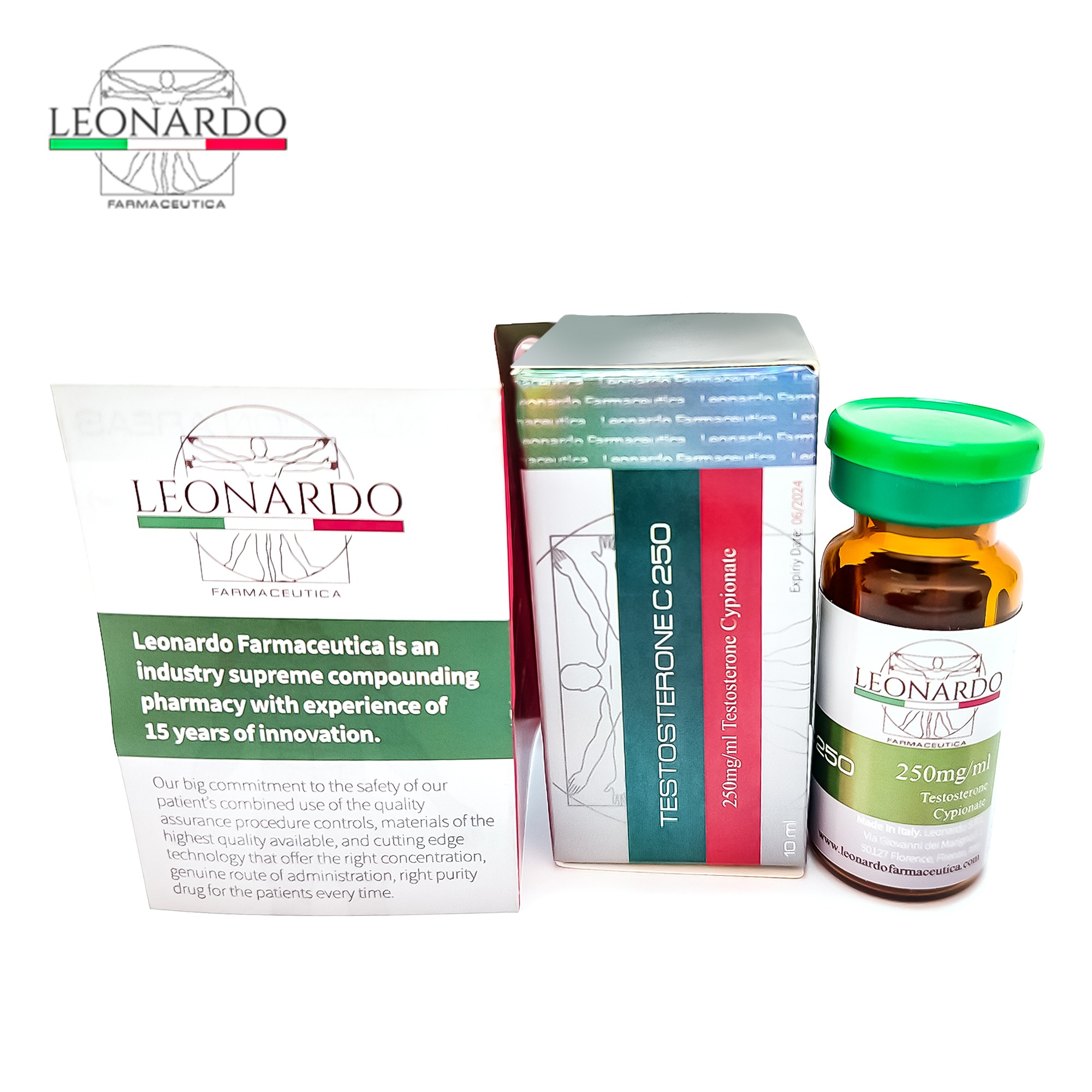 Testosterone cypionate 250 mg/ml LEONARDO Asteroid Biotech