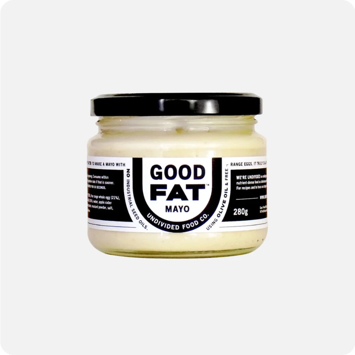Undivided Food Co Good Fat Mayonnaise