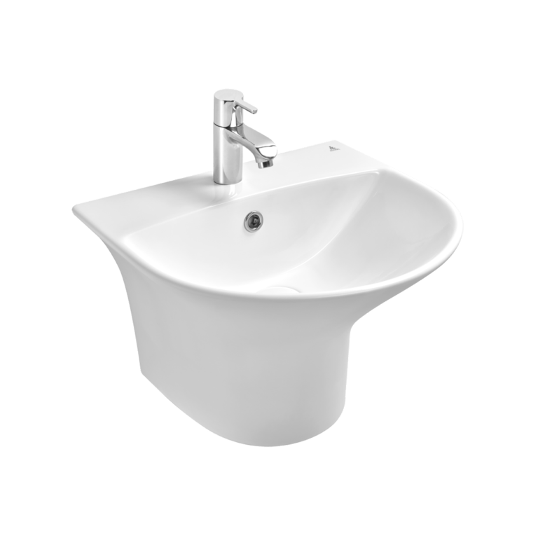 Pedestal Wash Basin Shop Integrated Half Pedestal One Piece Wash Basin