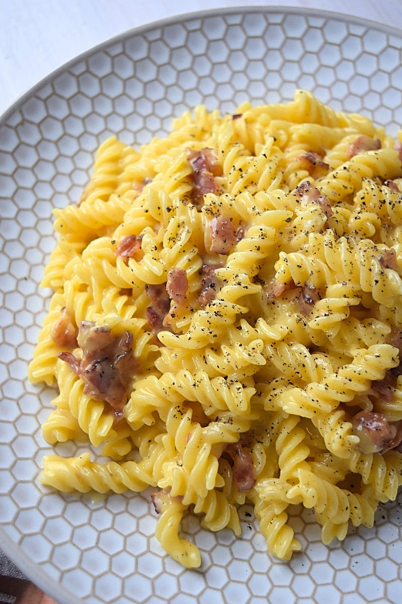 Gluten Free Carbonara A Stray Kitchen