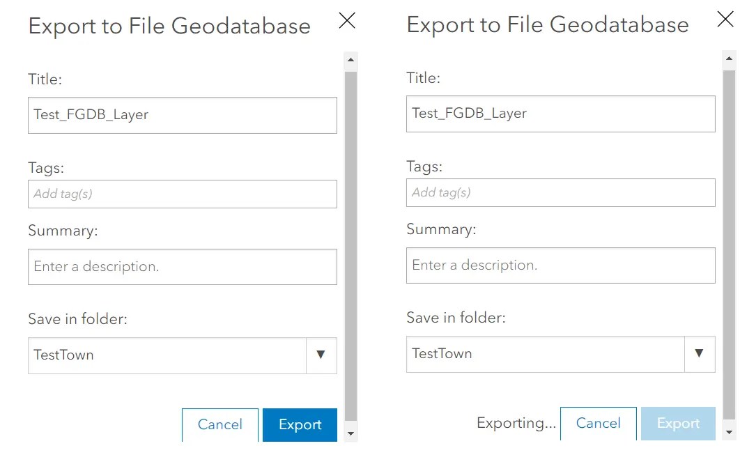 ArcGIS Online Download & Extract database file