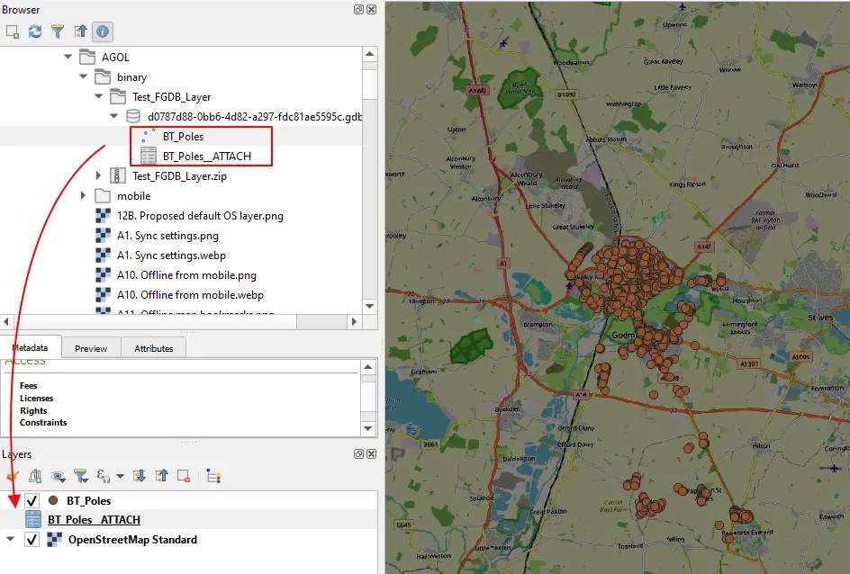 ArcGIS Online Download & Extract database file