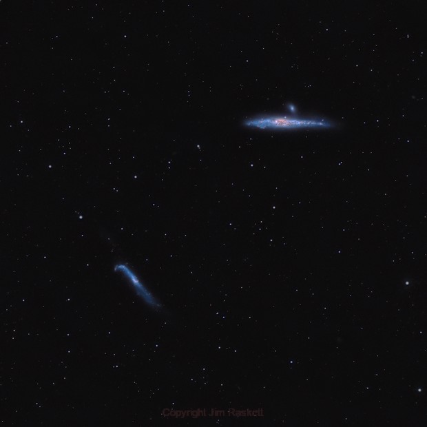 The Whale and Hockey Stick Galaxies (NGC 4631 and NGC 4656) (Jim