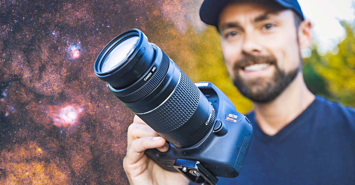 How I Photographed a Nebula with a 200 Camera Lens Gear, Steps, & Tips