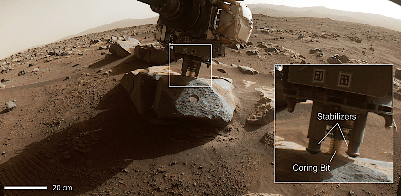 Study Determines The Original Orientations Of Rocks Drilled By Mars