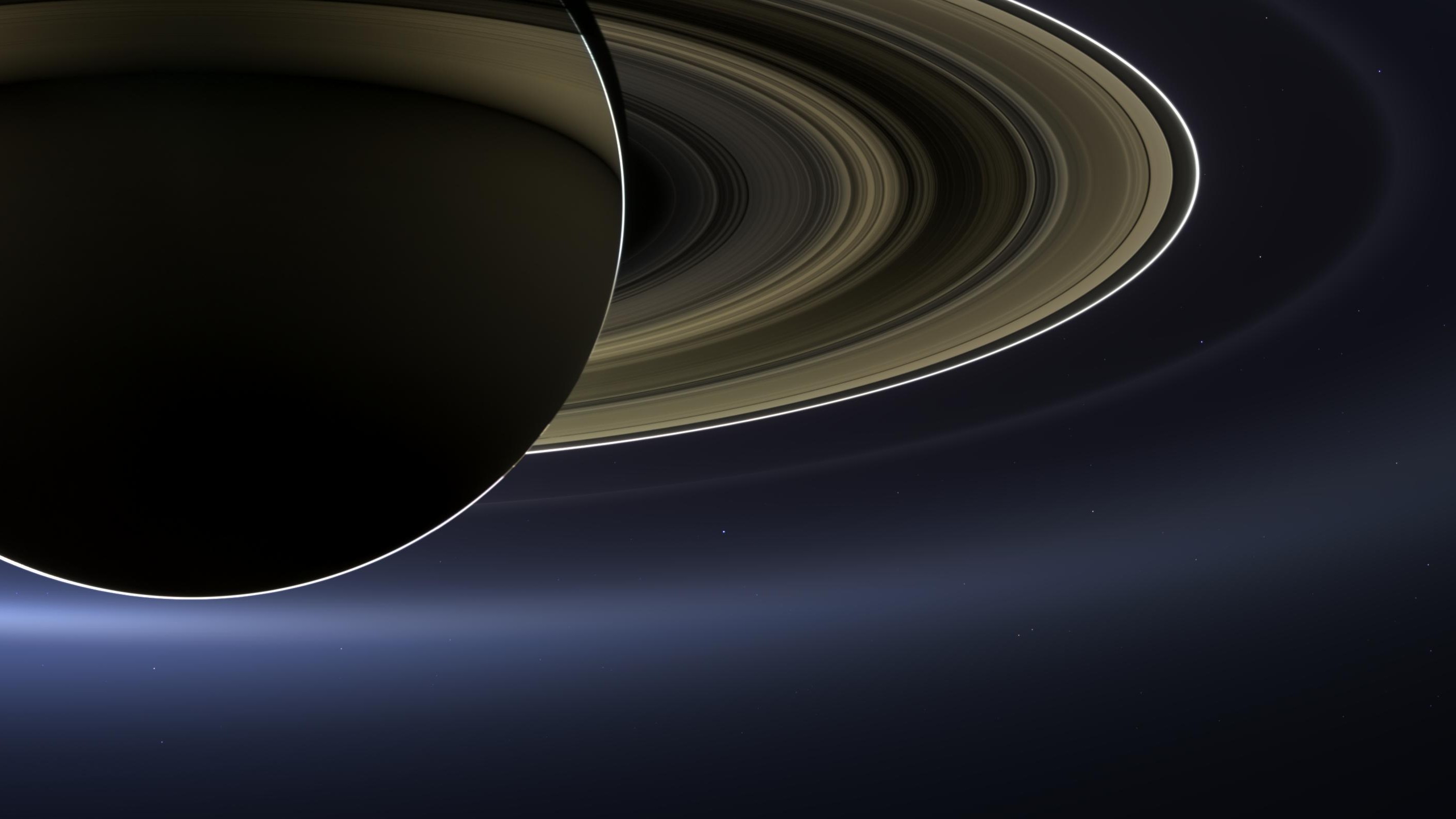 Pale Blue Dot Cassini