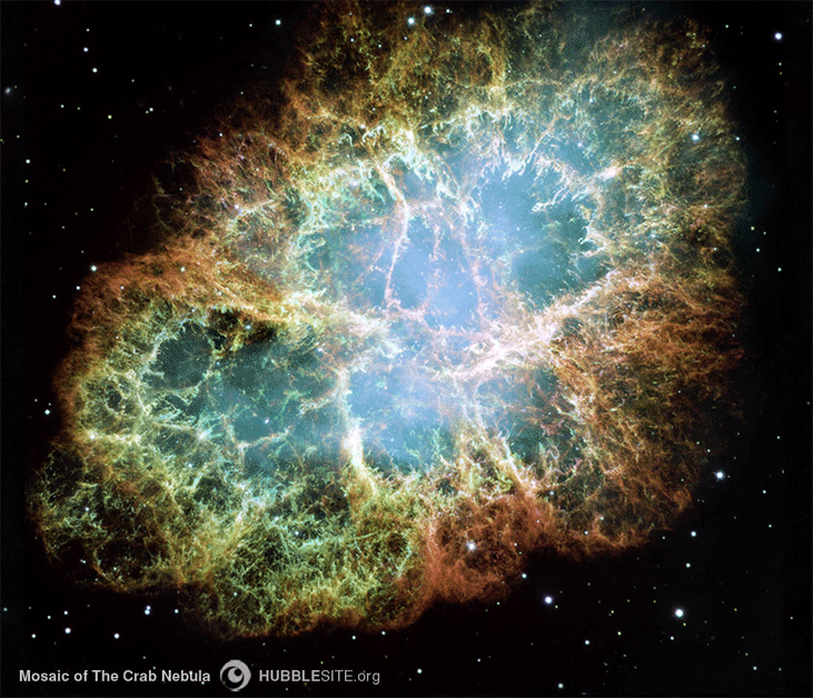 Messier 1 Crab nebula expansion astrojolo
