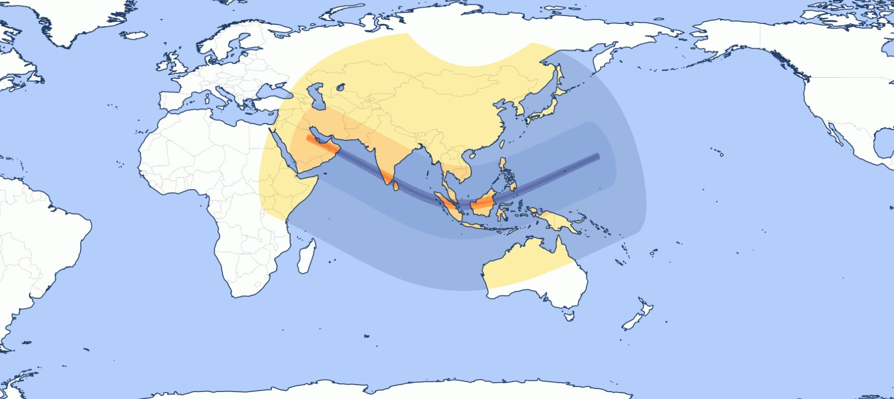 2019 Solar Eclipse Map Solar Eclipse December 2019 Serendipity Astrology King