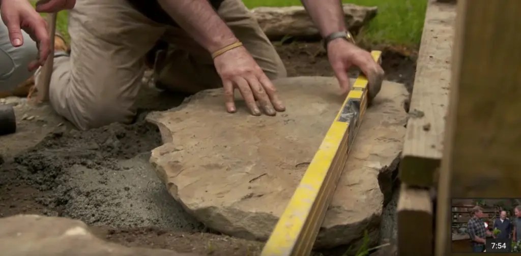 how_to_lay_natural_stone_walkway Astro Masonry