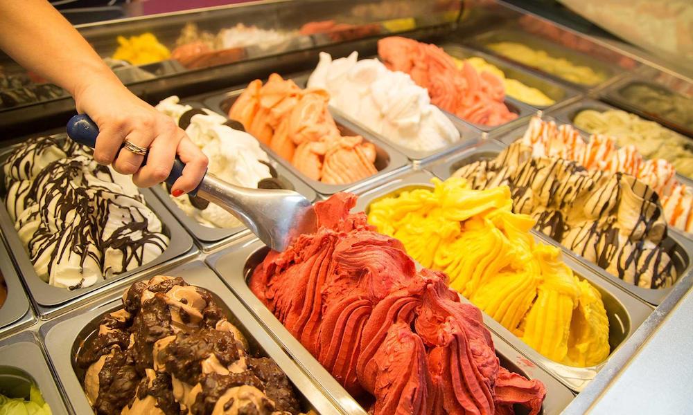 Gelato Showcase Alat Display Pemajang Ice Cream Gelato