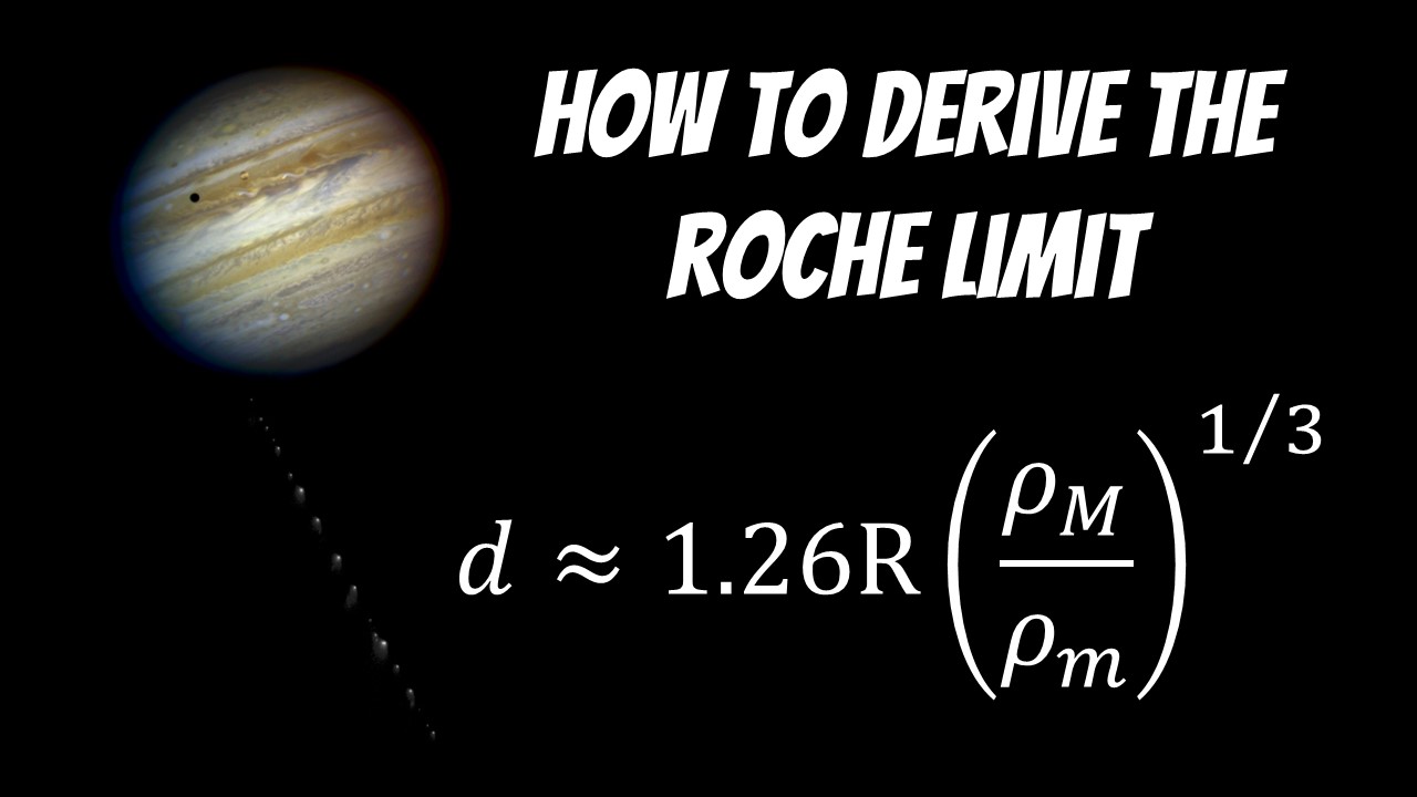 How To Derive The Roche Limit Lincoln Astrophysics Team