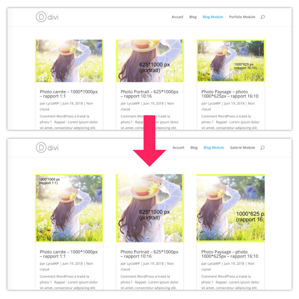 Modifier Taille Image à La Une Wordpress Partager Taille Bonne