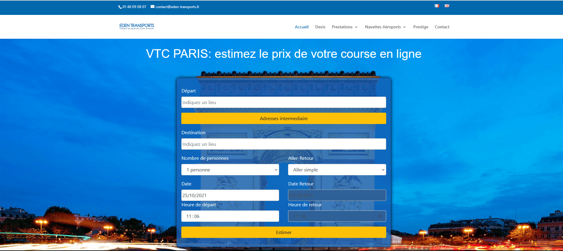 Eden Transports la solution sur mesure pour se déplacer en Île de France