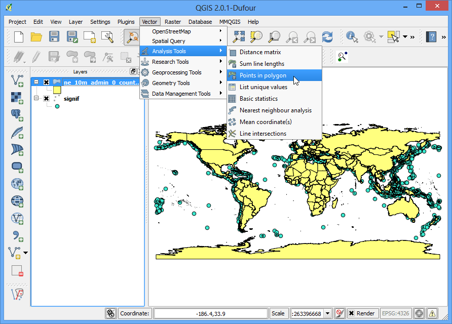 Points in Polygon Analysis — QGIS Tutorials and Tips