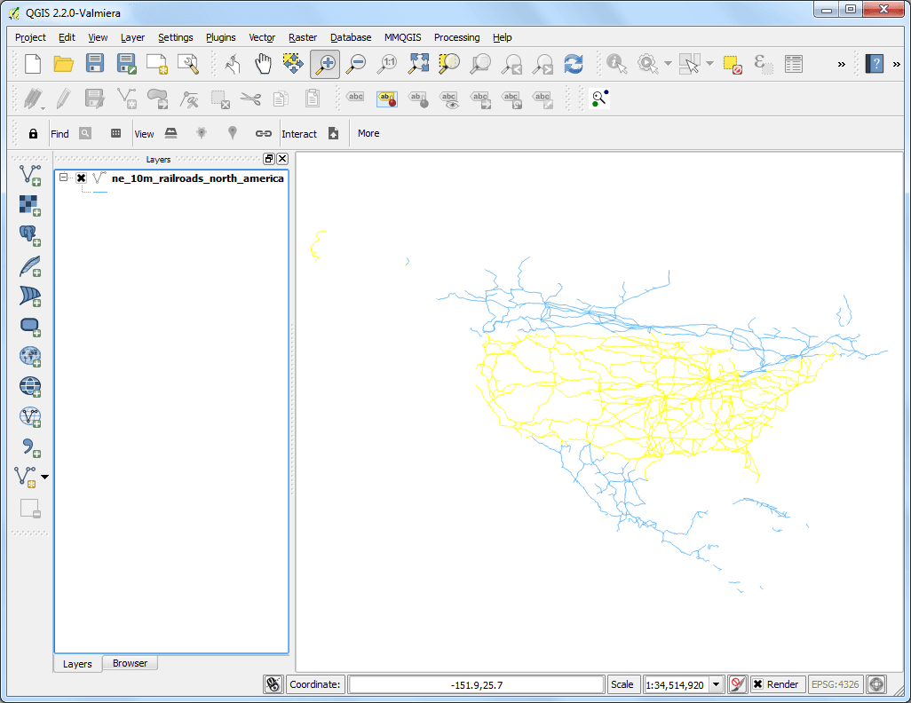 Calculating Line Lengths and Statistics — QGIS Tutorials and Tips
