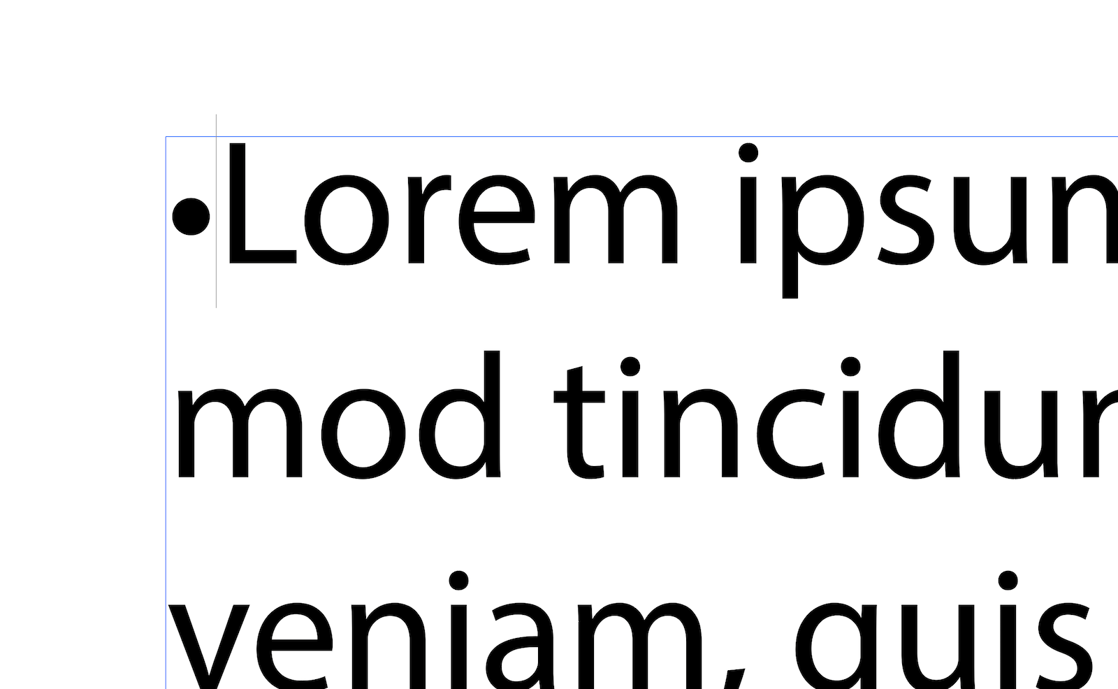 How to add bullet points to text in Adobe Illustrator