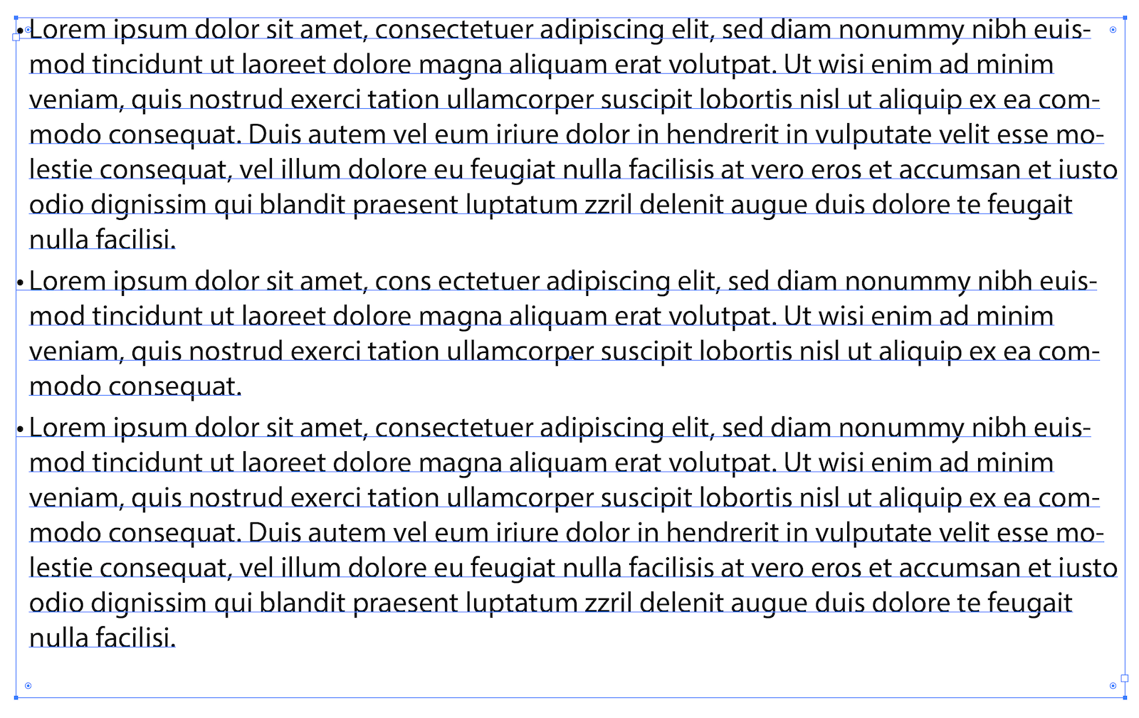 How to add bullet points to text in Adobe Illustrator