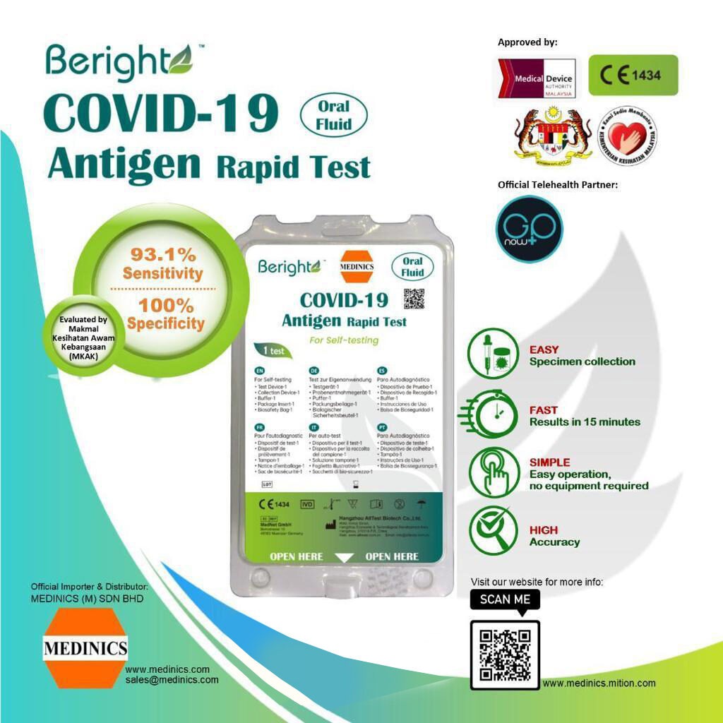 skin care products BERIGHT COVID Self Test Kit by Astute