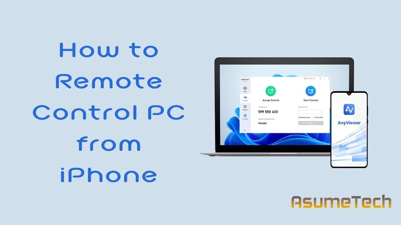 Stepwise Tutorial How to Remote Control PC from iPhone