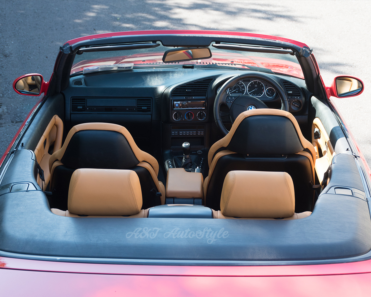 BMW e36 Convertible Leather Retrim renew, Full interior seats