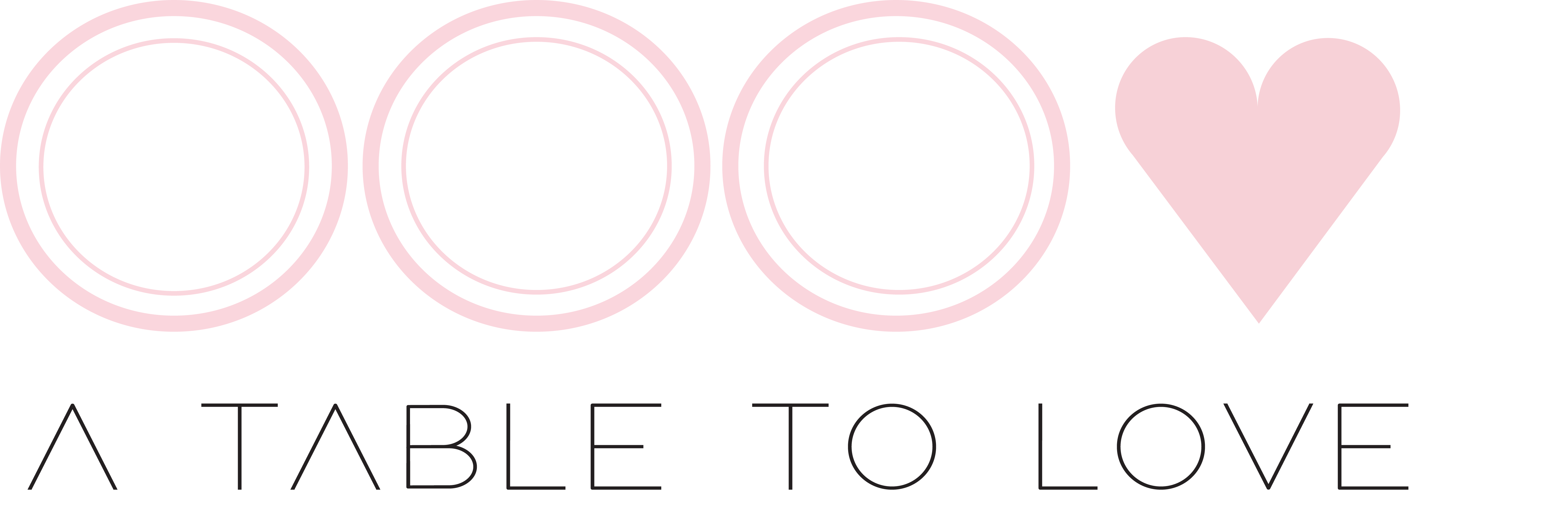 Luxury table setting A TABLE TO LOVE A Table to Love