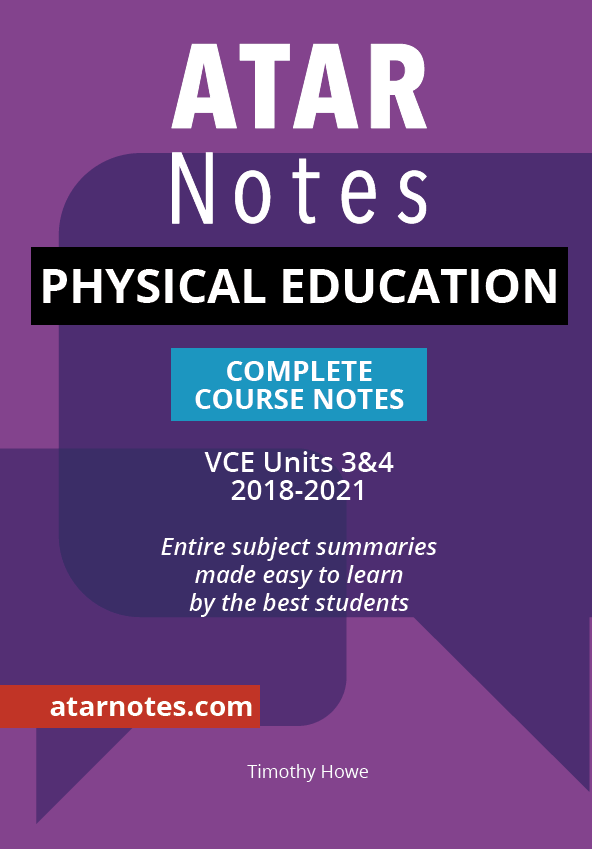 VCE Physical Education Notes PE Units 3&4 VCE ATAR Notes