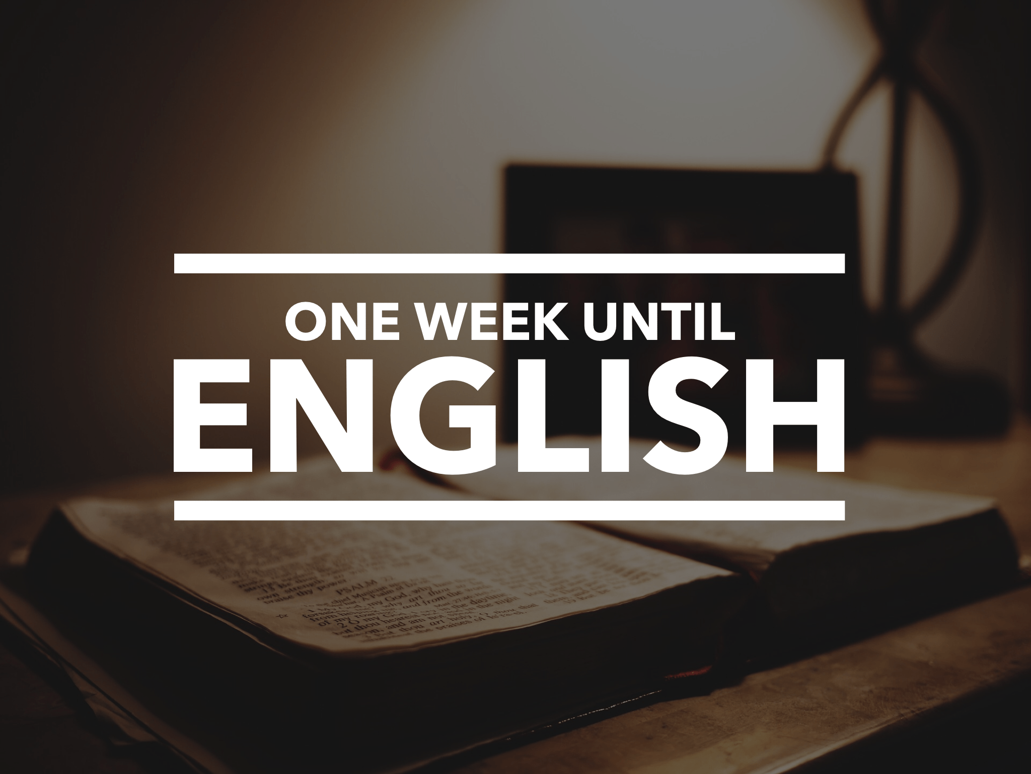 One Week Until English ATAR Notes