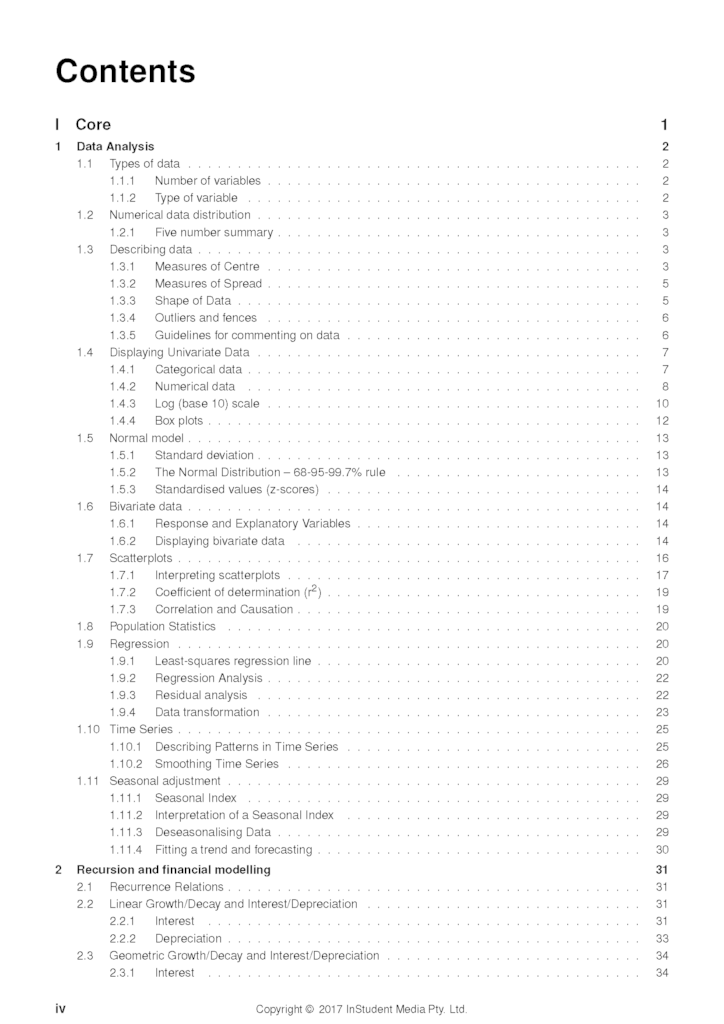 VCE Further Maths Units 3&4 Notes ATAR Notes