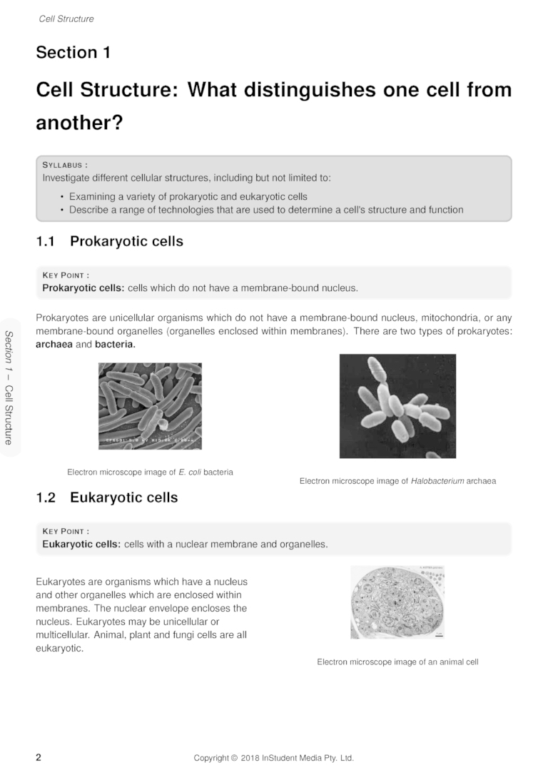 Year 11 Biology Notes ATAR Notes Free Shipping on Orders Over 70!