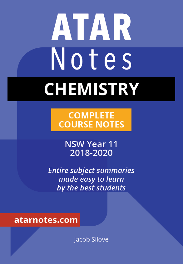 Year 11 Chemistry Notes ATAR Notes Free Shipping on Orders Over 70!