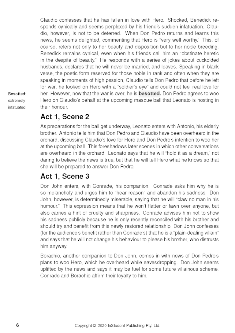 Much Ado About Nothing Text Guide ATAR Notes Text Guides Free