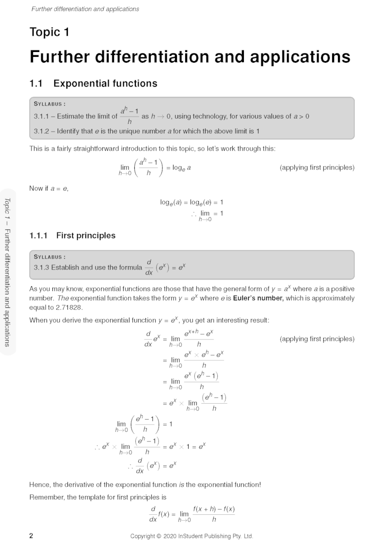 WACE Maths Methods Units 3&4 Notes ATAR Notes Free shipping for