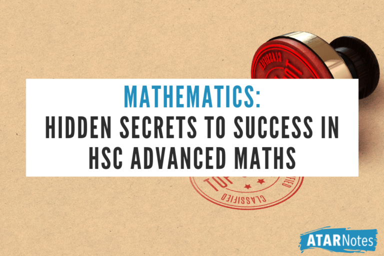 Uncovering the Hidden Secrets of Success in HSC Mathematics Advanced