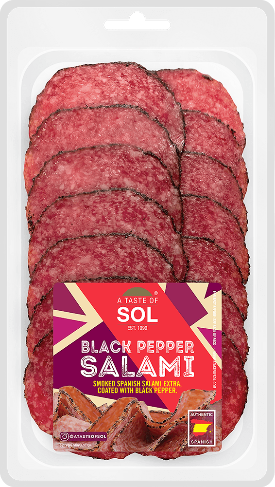 SOL004 BLACK PEPPER SALAMI A Taste of Sol