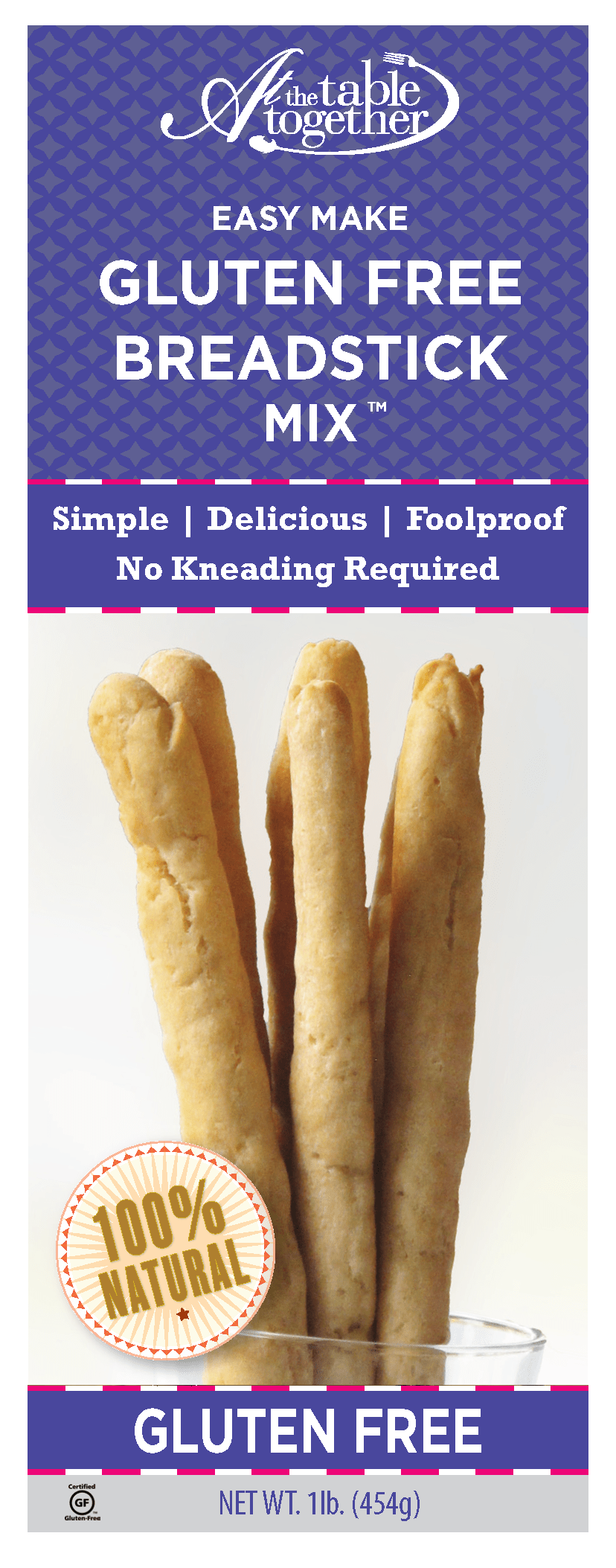 Gluten Free Breadstick Mix At The Table Together