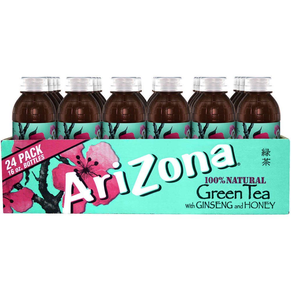 Arizona Green Tea with Ginseng and Honey 16 fl oz bottle (24 pack